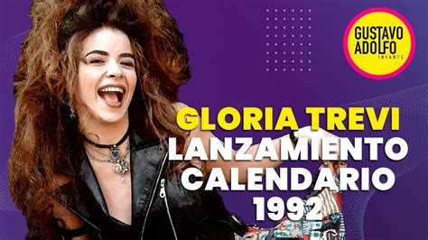 calendario gloria trevi 1992-1